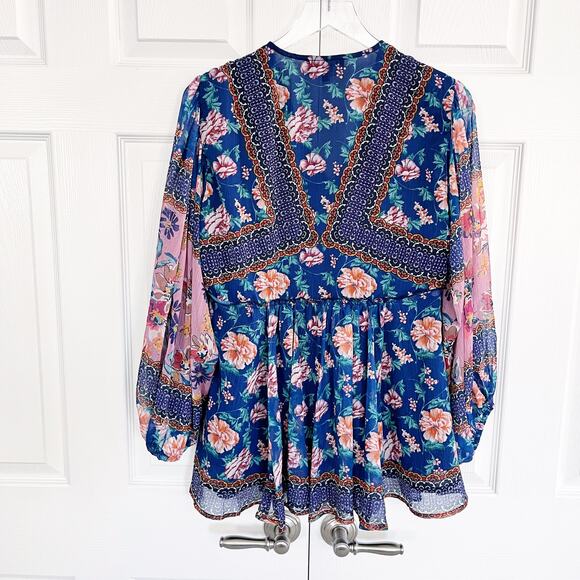 Feathers by Tolani Sundance Keely Floral Tunic Blouse - Picture 8 of 8
